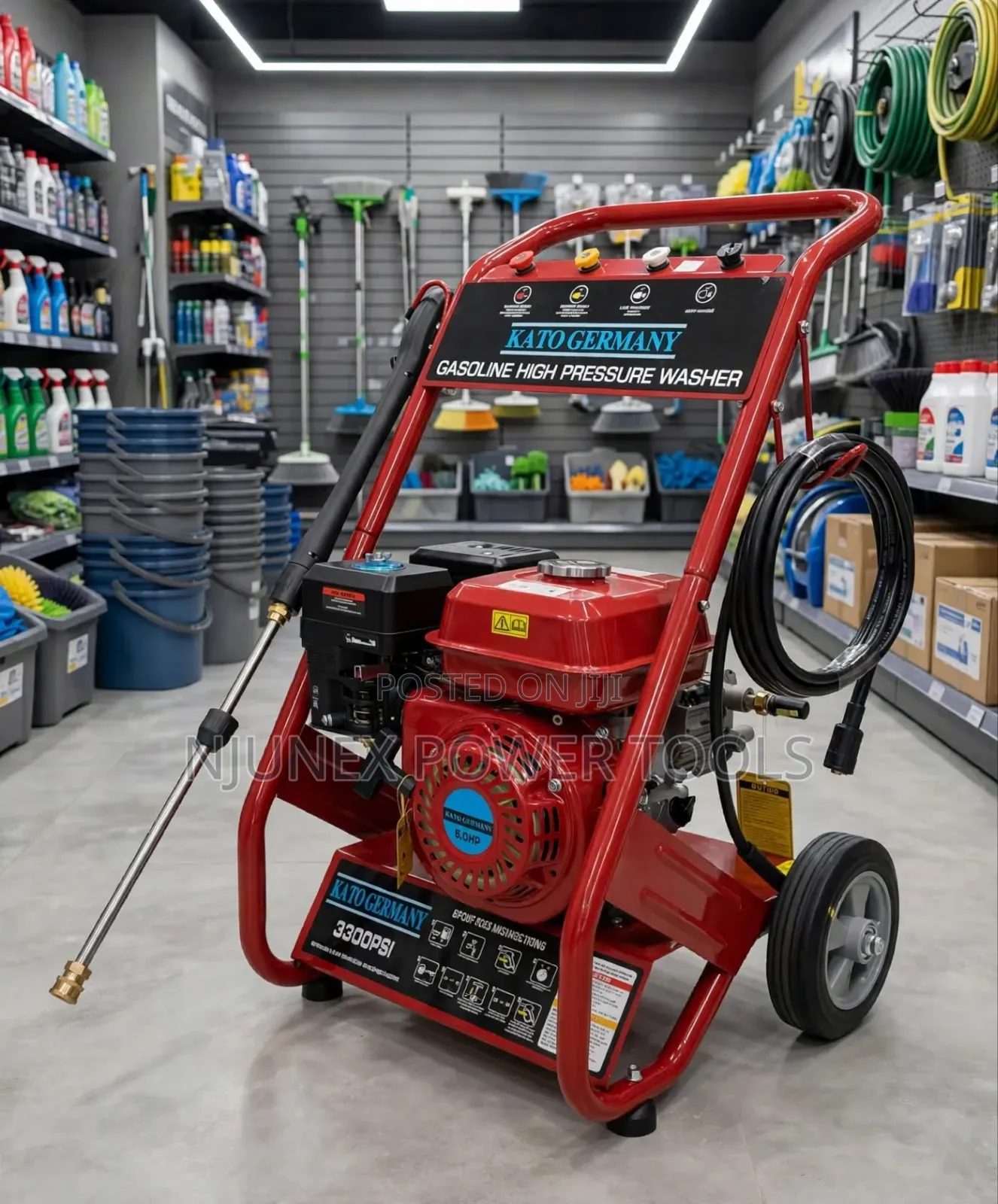 Kato Germany Petrol Pressure Washer With an 8.0 HP Engine
