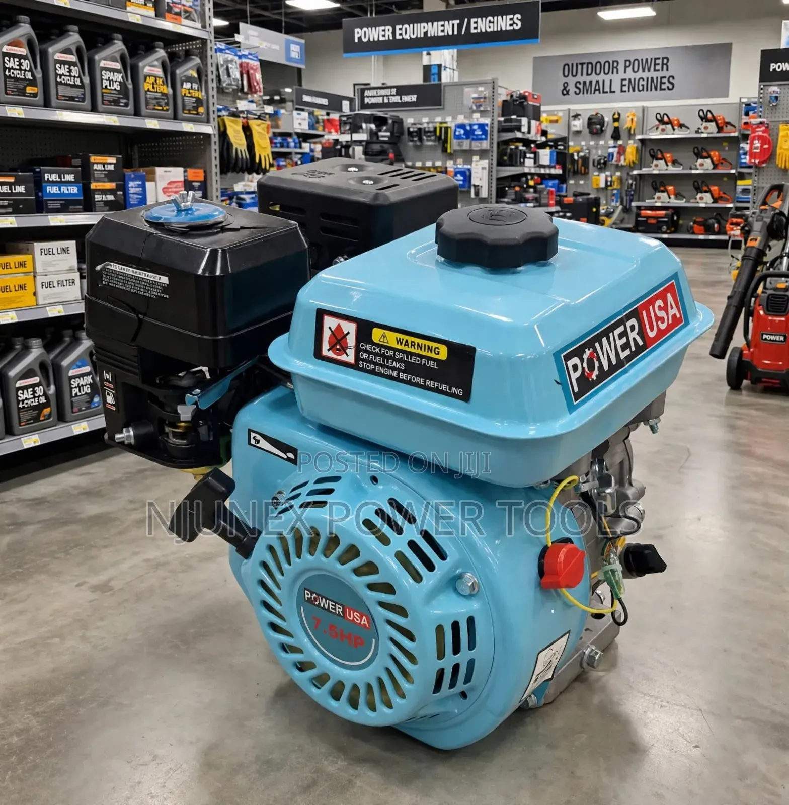 Power USA 7.5HP Petrol Engine (Model PW200)
