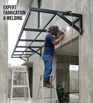 Modern Steel Entrance Canopy / Door Awning Shade - Custom Made