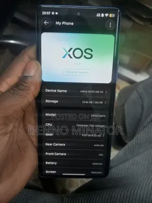 Infinix Note 50s 256 GB Blue