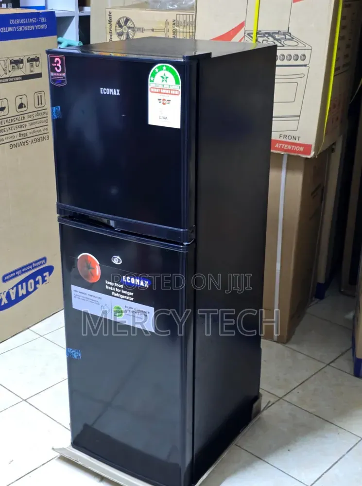 Ecomax Fridge 138L (Dark Silver)