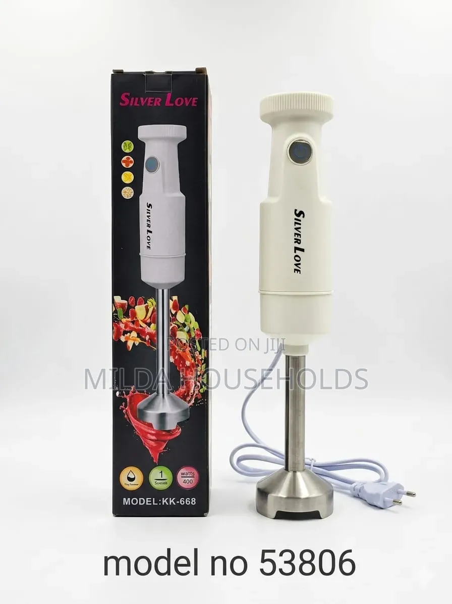 Silver Love Hand Blender