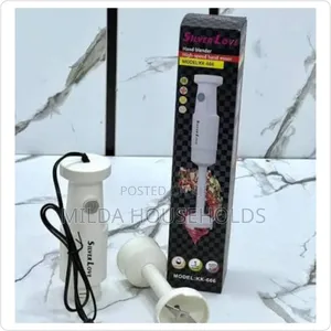Silver Love Hand Blender