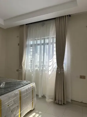 Blige Curtains and White Sheers