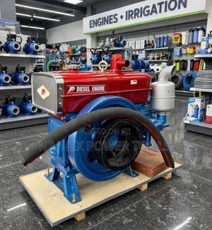 Water-Cooled Jiadi JD Diesel Engine With a Prominent Flywheel