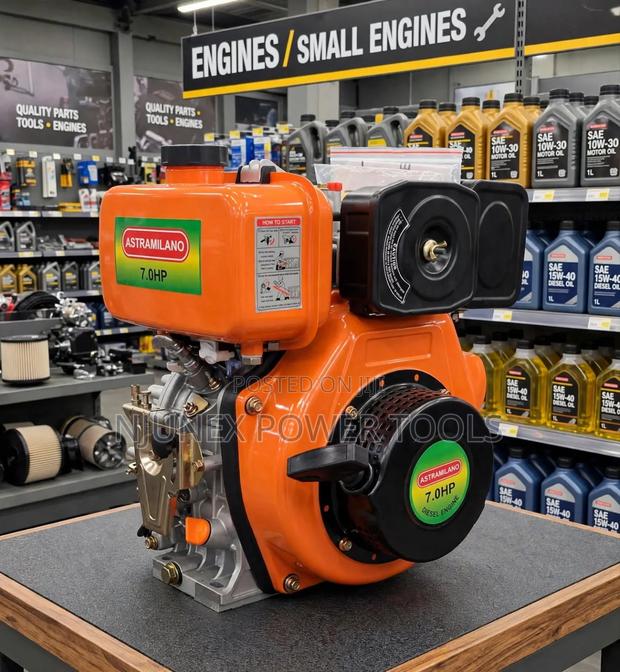 Astramilano 7.0HP Air-Cooled Diesel Engine - main view
