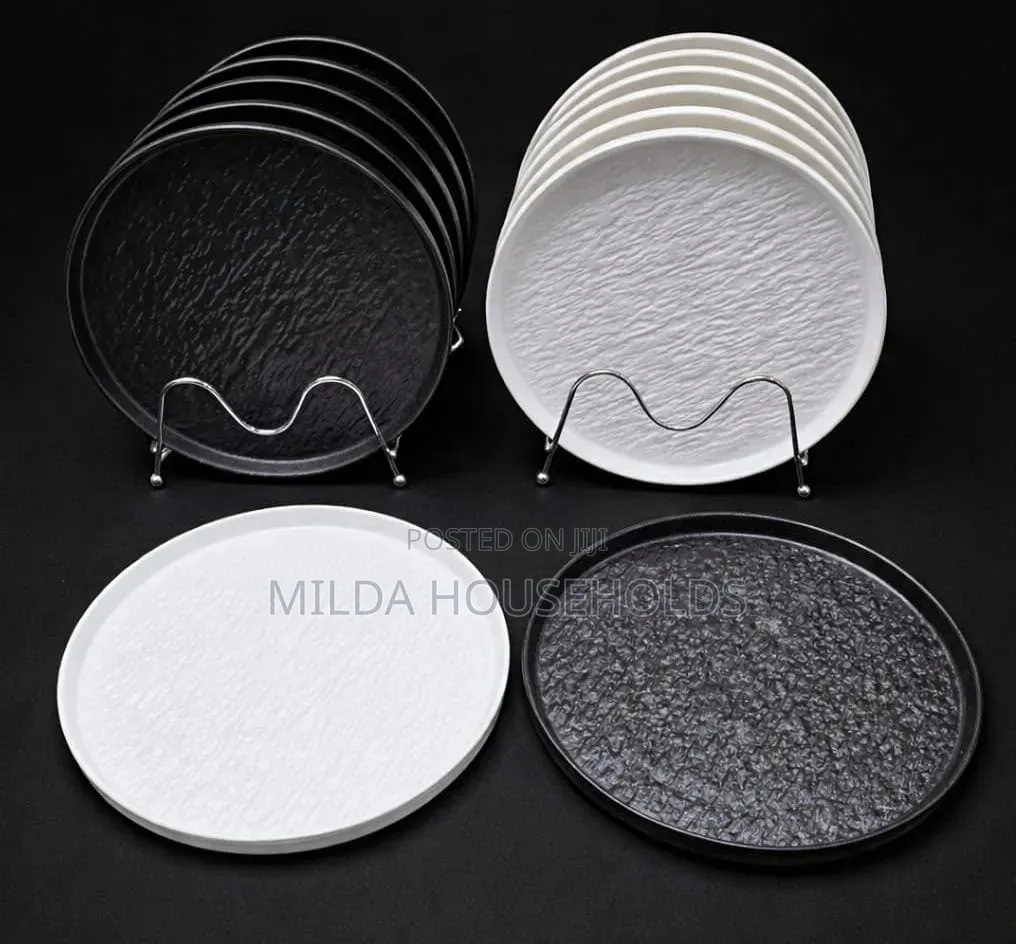 10.5'inch Rock Glazed Ceramic Dinner Plate.