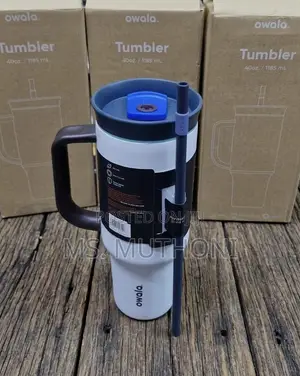 The Owala 40oz Travel Tumbler (White)