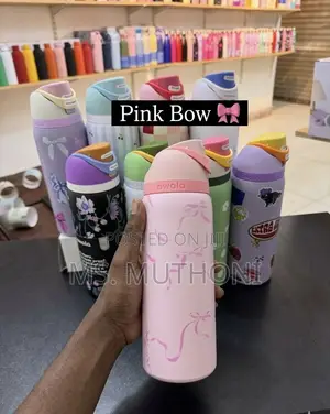 Pink  Owala FreeSip Stainless Steel Water Bottle