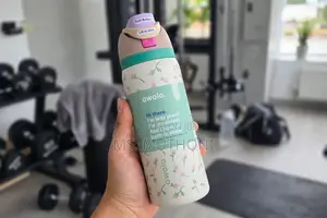 Tea Time" Floral Rosebud Pattern Owala Free Sip Water Bottle