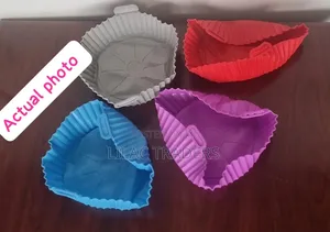 Reusable Food Grade Silicone Air Fryer Baking Tin Pa