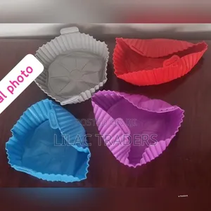 Food Grade Silicone Air Fryer Liner 16–22cm | Reusable Baking Tin Pa
