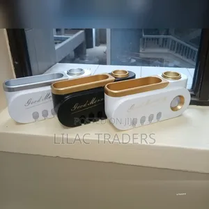 Unique Toothbrush Holder & Toothpaste Dispenser – Space Saver Pa
