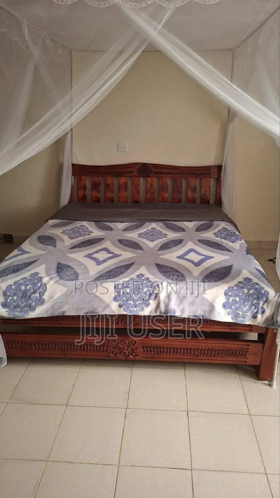 Relatively New 5*6 Bed Plus Mattress