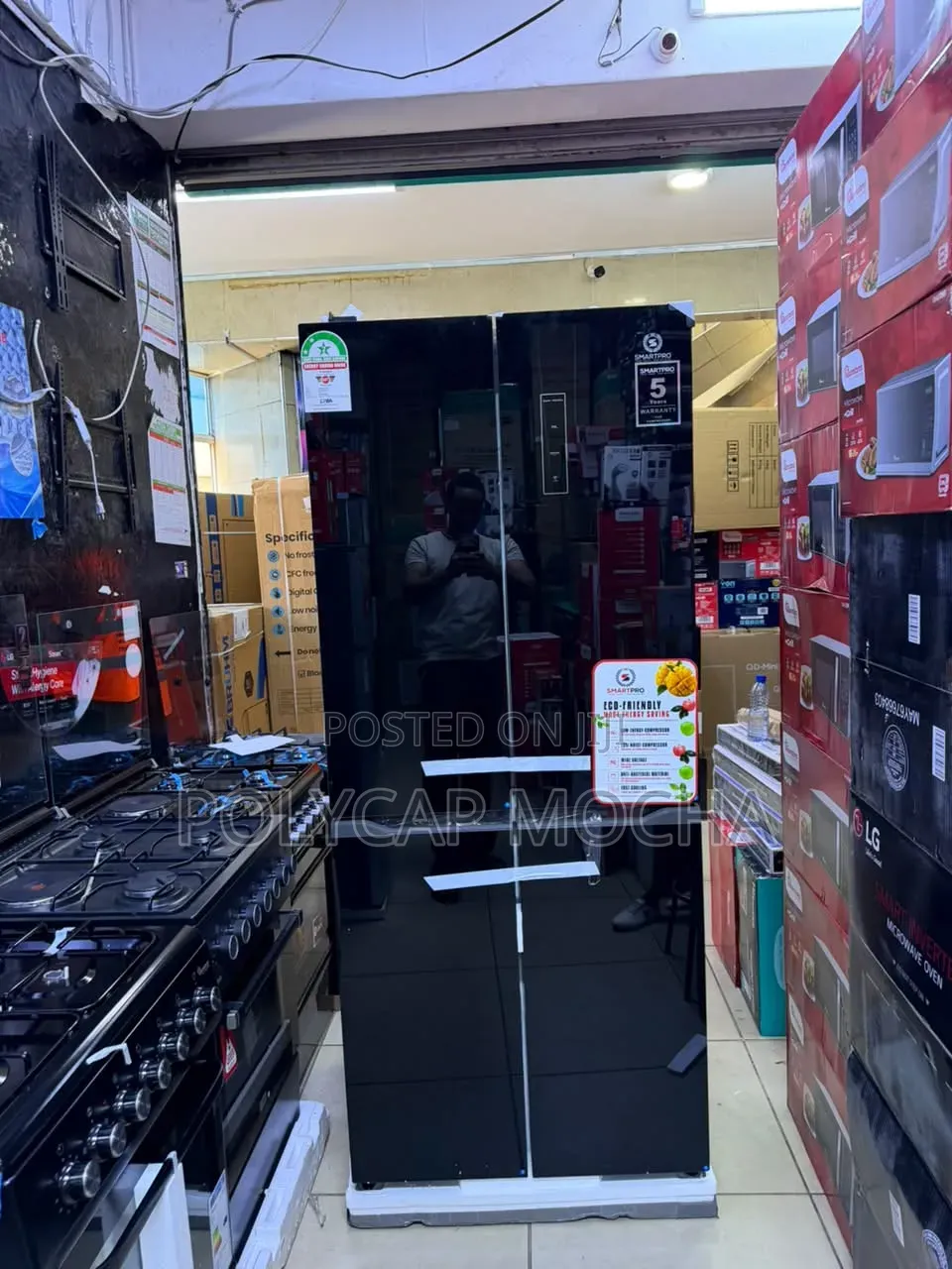 Smartpro 430L 4 Door Fridge