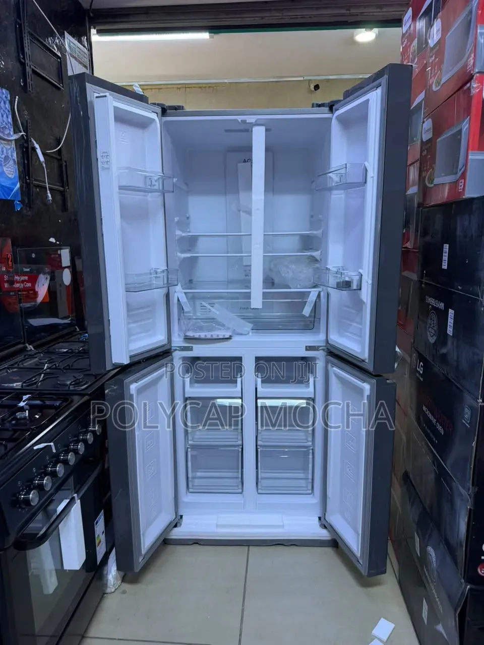 Smartpro 430L 4 Door Fridge