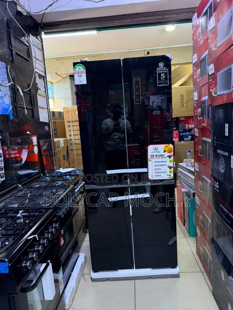 Smartpro 430L 4 Door Fridge