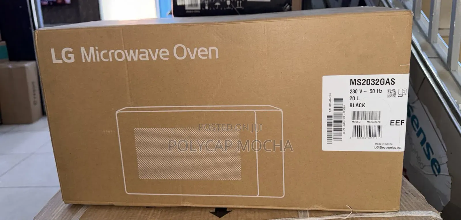 LG 20L Solo Microwave Black