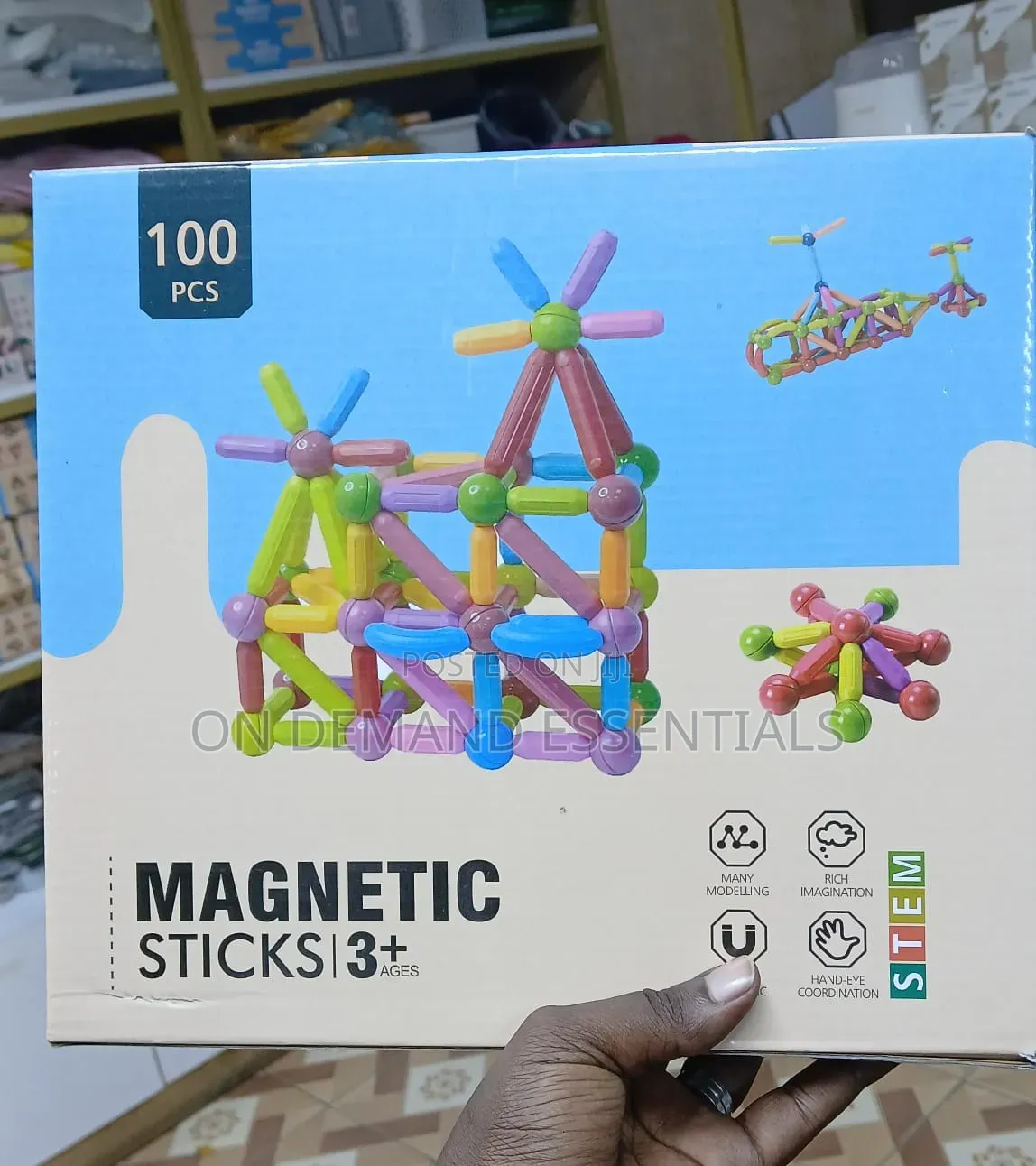 3d Magnetic Sticks quantity -100pcs