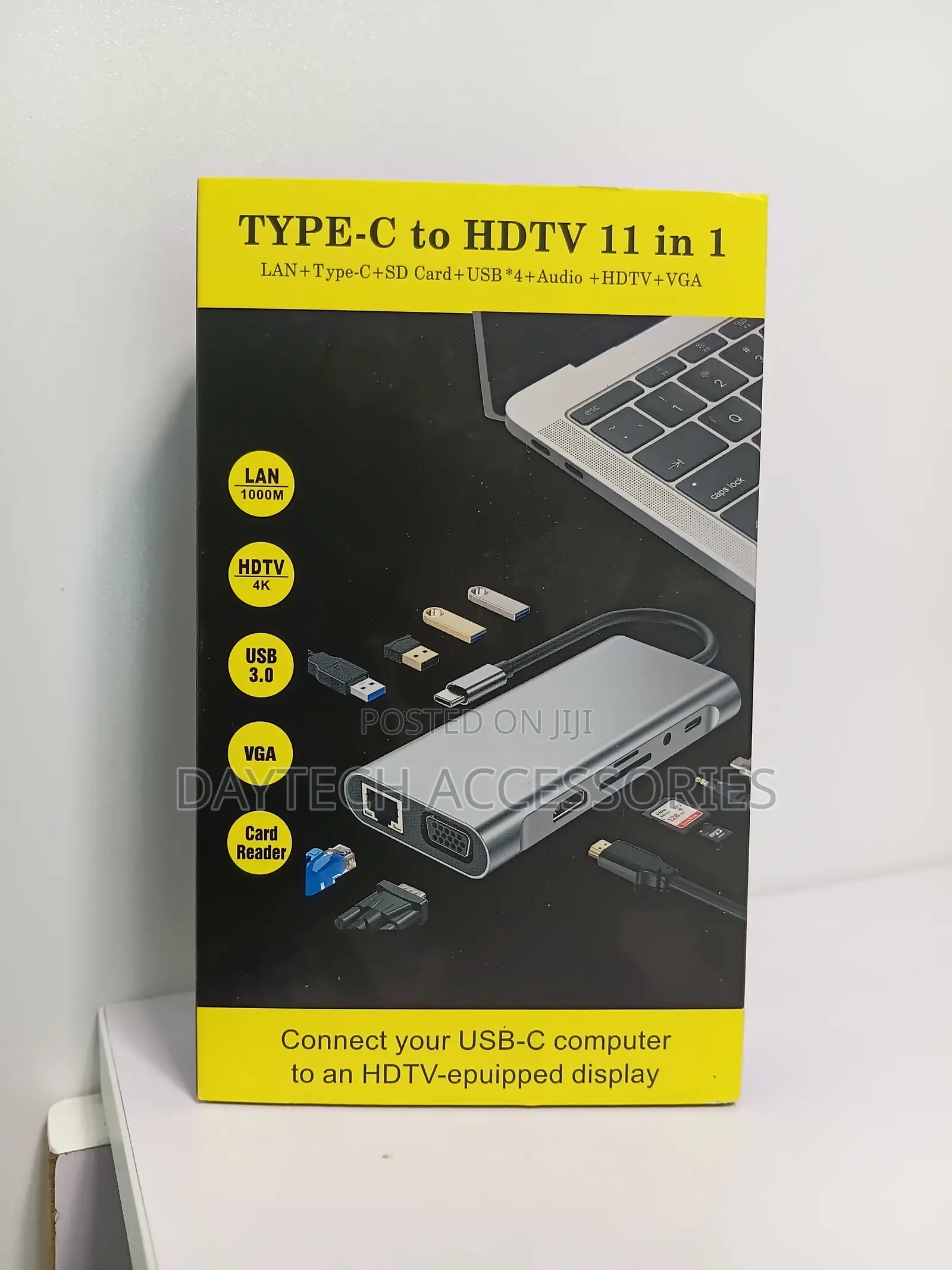 Type-C to HDTV 11-in-1 Multifunctional USB-C Hub Adapter