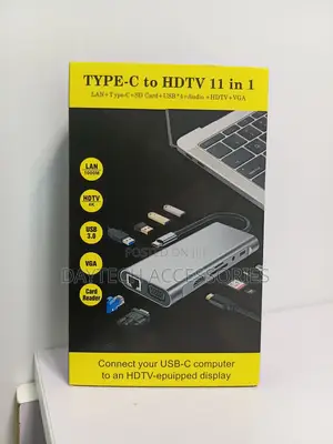 Type-C to HDTV 11-in-1 Multifunctional USB-C Hub Adapter