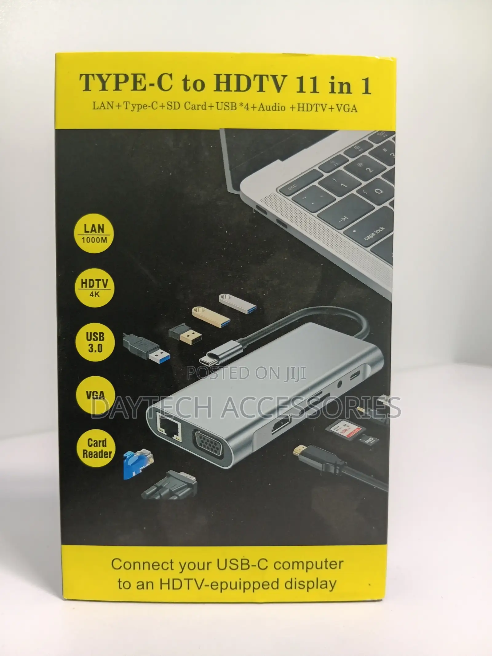 Type-C to HDTV 11-in-1 Multifunctional USB-C Hub Adapter