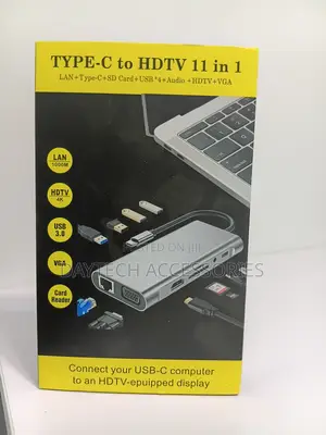 USB Type C to Multifunction 11 in 1 Docking Station