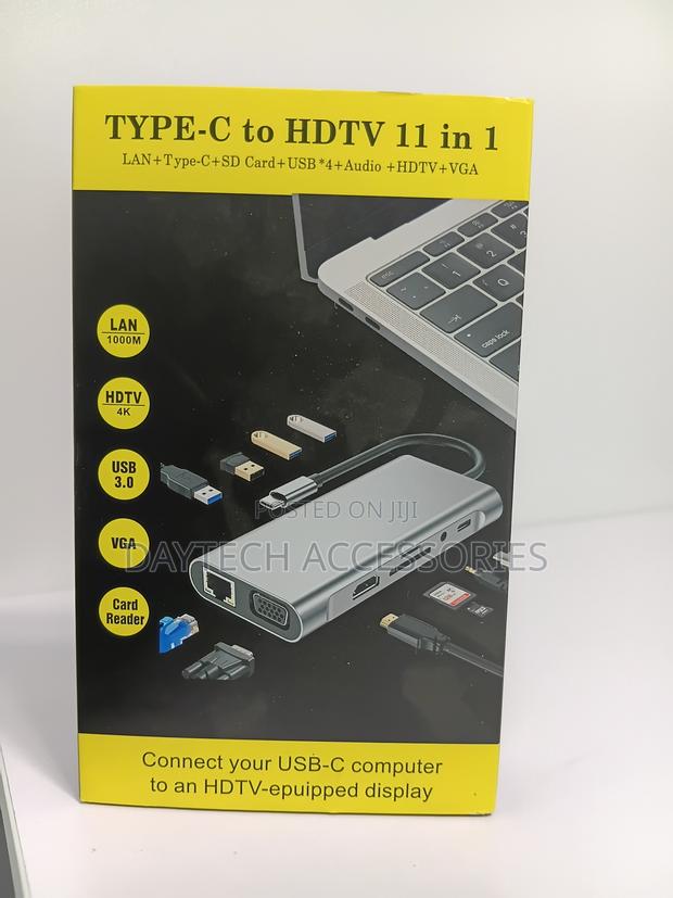 USB Type C to Multifunction 11 in 1 Docking Station - main view