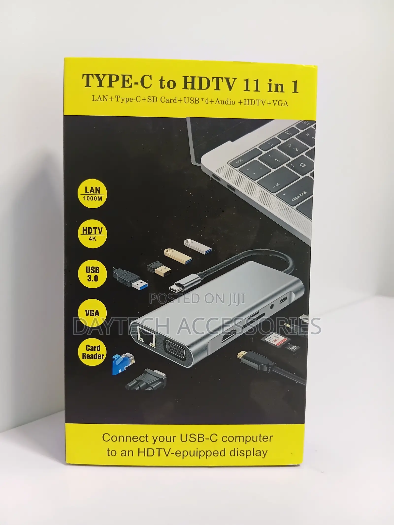 USB Type C to Multifunction 11 in 1 Docking Station