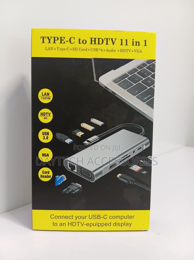 USB Type C to Multifunction 11 in 1 Docking Station - thumbnail 2