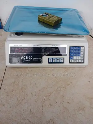 ACS 40 Digital Weighing Scale Flat Top - BLUE