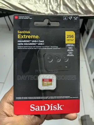 SanDisk Extreme Micro SDXC Memory Card 256 GB (190/130 MB/s)