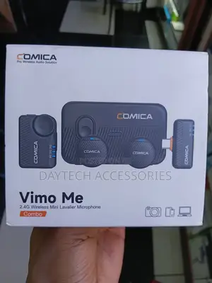 Comica Vimo Me Wireless Mini Lavalier Microphone for Cameras - Black