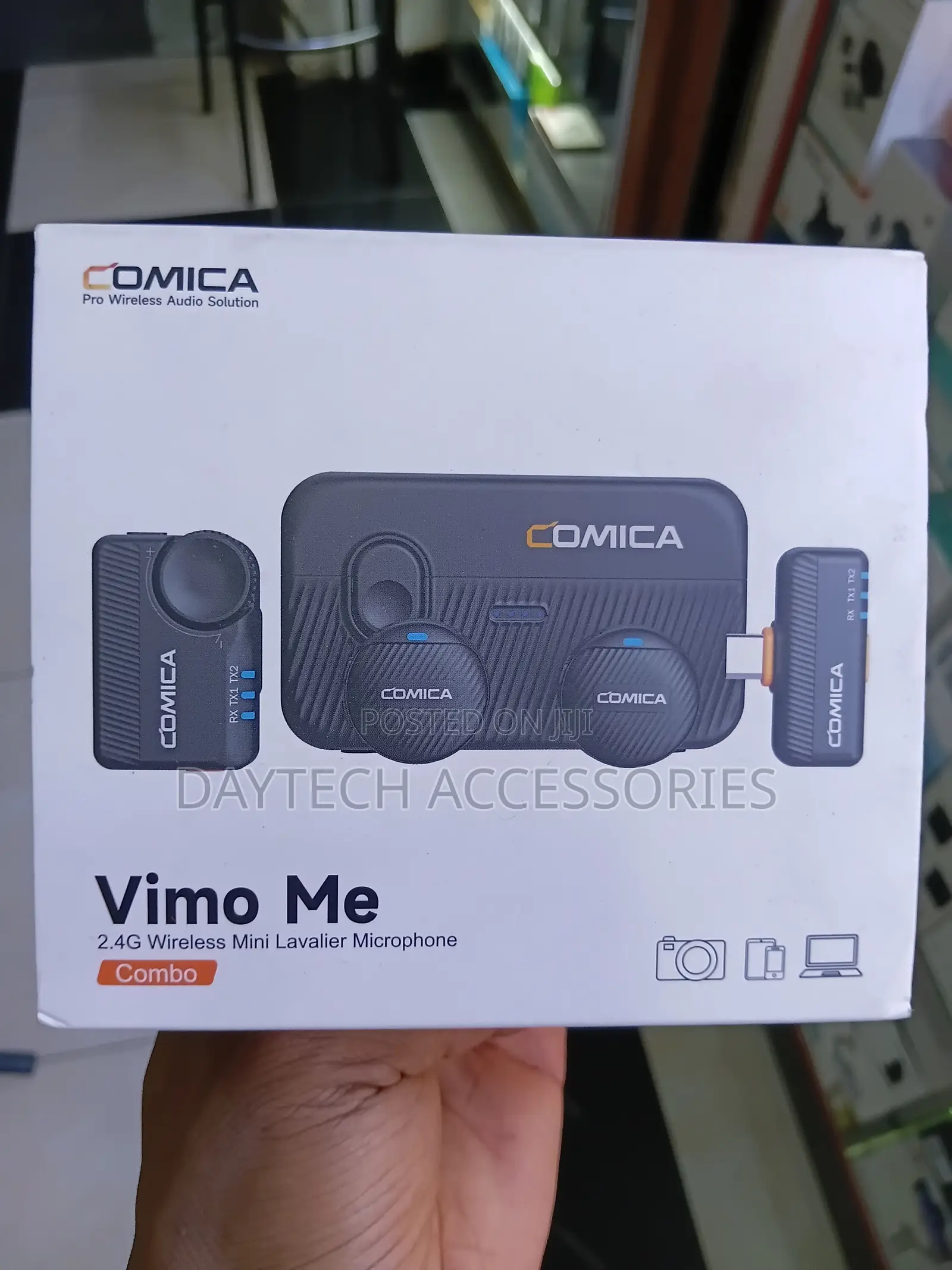COMICA Vimo ME Mini Wireless Lavalier Microphone for Camera