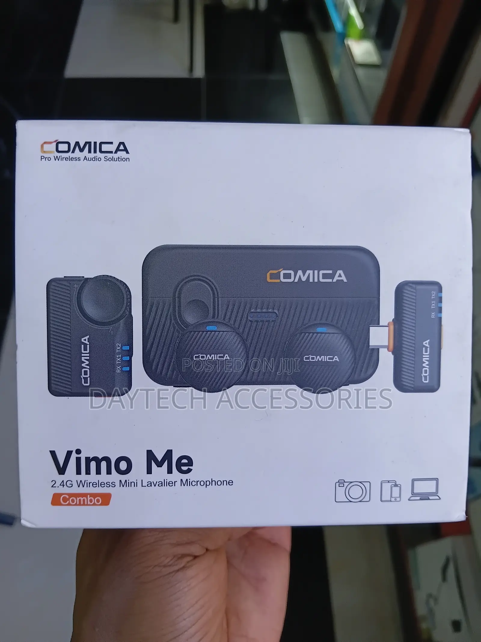 COMICA Vimo ME Mini Wireless Lavalier Microphone for Camera