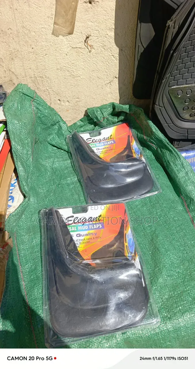 Elegant Universal Mudflaps Sleek, Curvature Contoured to Block Debris
