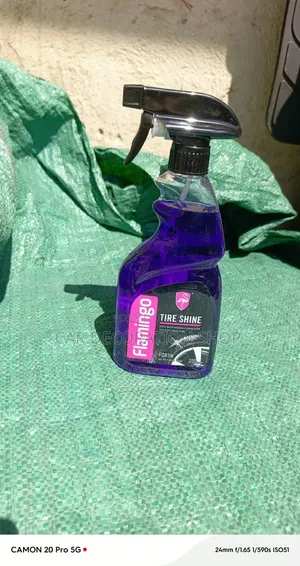 High Gloss Wax Tire Shine Designed to Clean, Protect Rubber Tire
