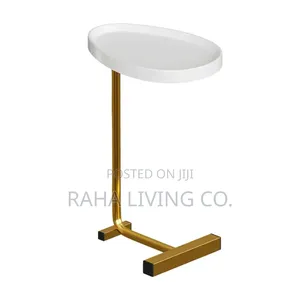 C-Shaped Bedside Coffee Table | Mobile Storage | Compact Design