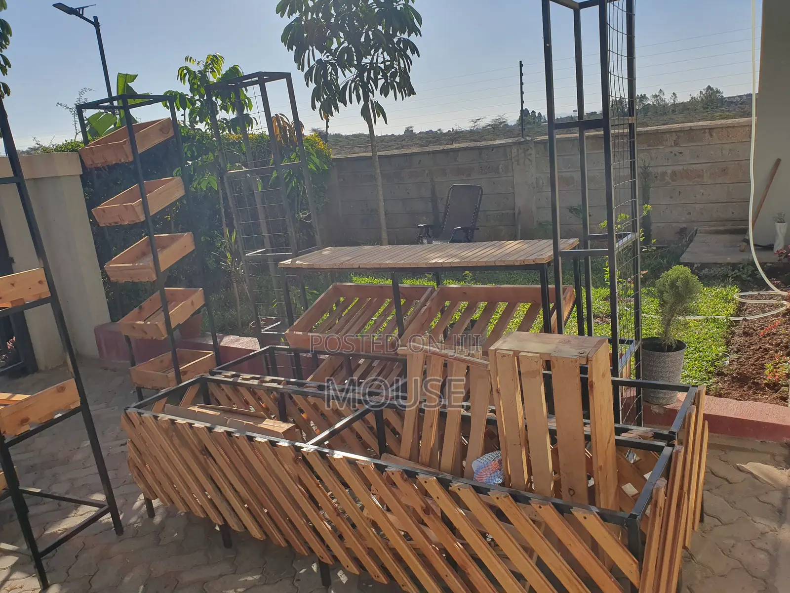 Wooden Grocery Racks
