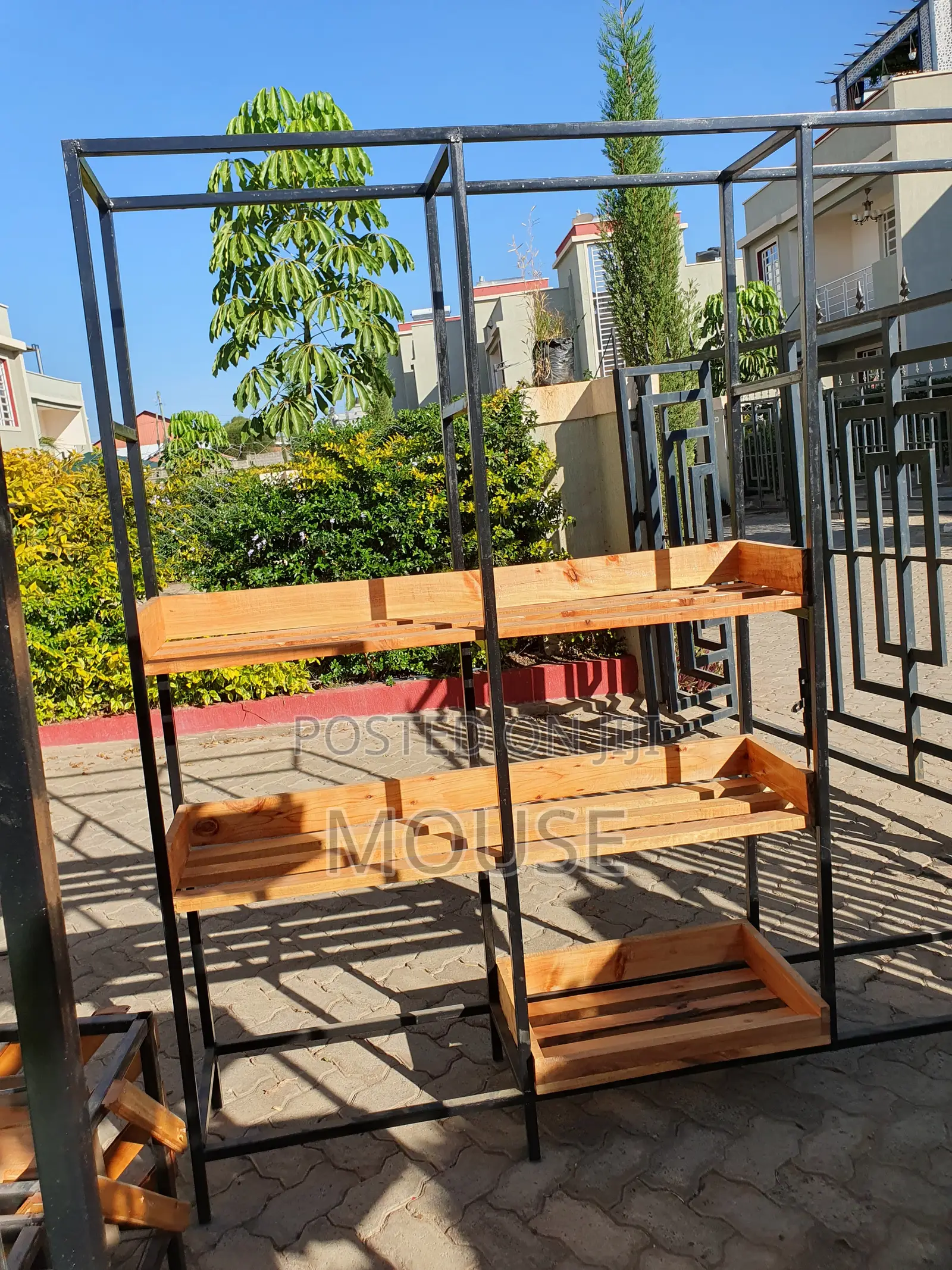 Wooden Grocery Racks