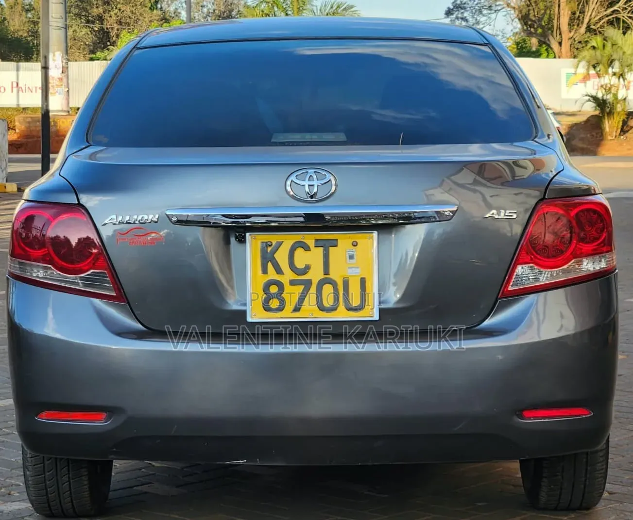 Toyota Allion 2013 Gray