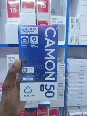 New Tecno Camon 50 Pro 256 GB Graphite