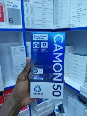 New Tecno Camon 50 256 GB Silver