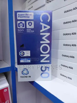 New Tecno Camon 50 256 GB Silver