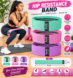 Waist Trainer Resistance Band for HomeWorkout Adjustable Hip Resistanc