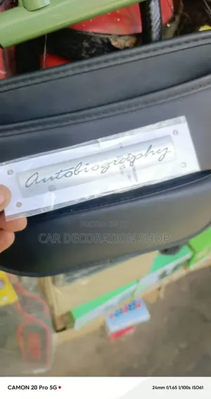 Autobiography Metal 3D Sticker for Tailgate or Side Fender