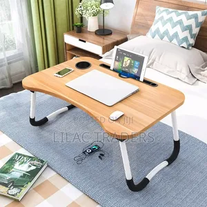 Portable and Foldable Laptop and Breakfast Table Pa