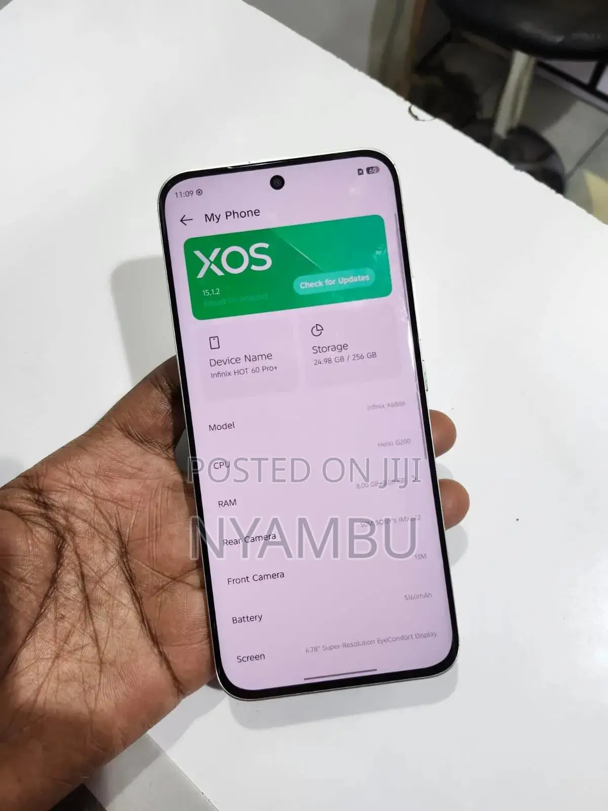 Infinix Hot 60 Pro+ 256 GB Silver