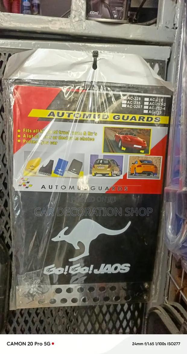 4pcs Heavy Duty Stylized Kangaroo Splash Guards Protect Car From Mud - thumbnail 2