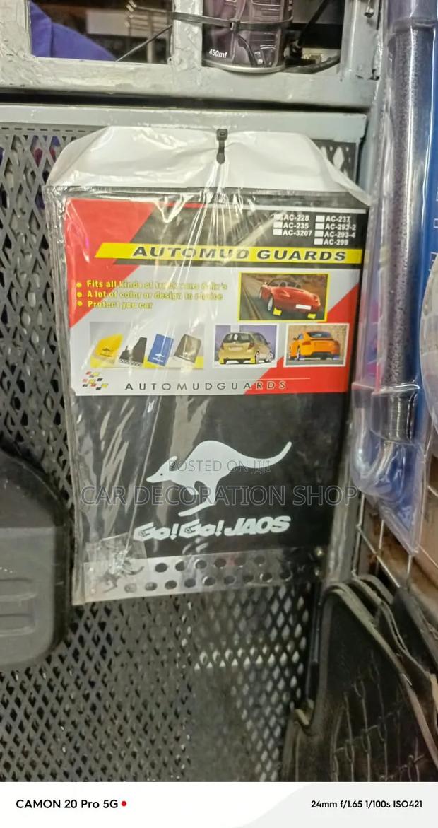 4pcs Heavy Duty Stylized Kangaroo Splash Guards Protect Car From Mud - thumbnail 3